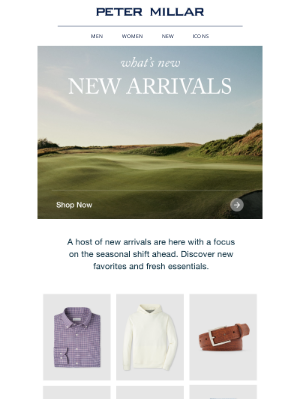 Peter Millar - Over 90 New Styles Hit The Site Today