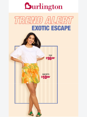 Burlington - Tropical styles under $20🌴