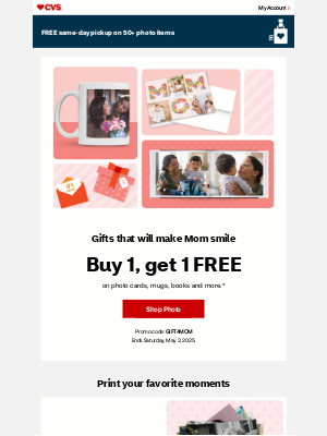 CVS Pharmacy - Special Savings on Personalized Photo Gifts.