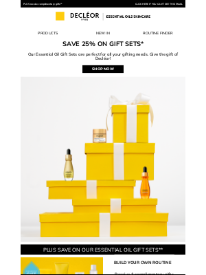 Decléor(United Kingdom) - Save 25% on gift sets this October*