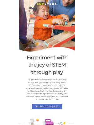 Babylist - Let your toddler experiment with STEM