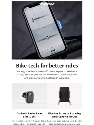 Trek Bicycle - New tech to make every ride better