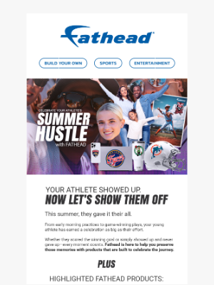 Fathead - Celebrate Your MVP’s Season with Custom Sports Fatheads