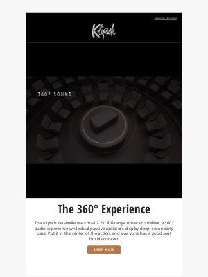 Klipsch - Klipsch Nashville Bluetooth Speaker - Experience 360 Sound