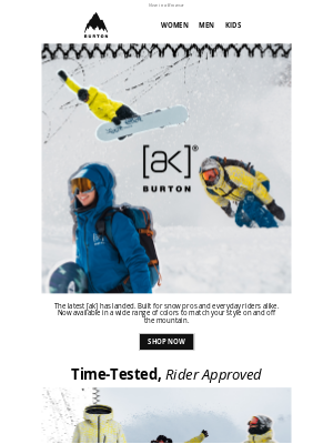 Burton Snowboards - New [ak] Outerwear Is Here