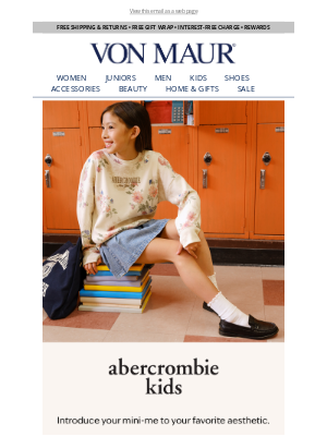 Von Maur - Abercrombie Kids: Top of the Class Looks