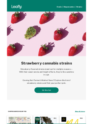 Leafly - 🍓 Crack open a jar of these strawberry strains