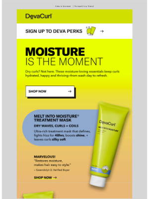 DevaCurl - Destination: Hydrated Curls ➡ This Way