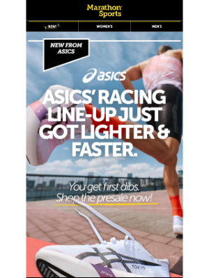 Marathon Sports - 💫 ASICS PRESALE: Metaspeed Rays, Megablasts and Sonicblasts?