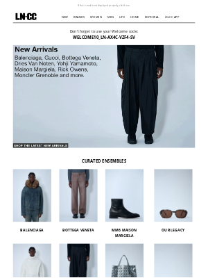 LN-CC - New Arrivals: Recent Impressions