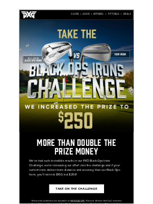 PXG - Money Prize Is Now $250!