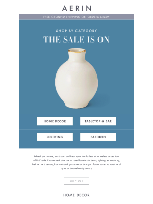 AERIN LLC - Sale: Shop by Category