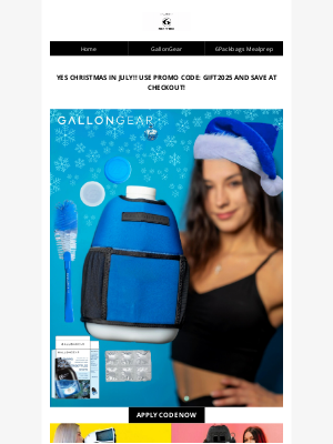 6 Pack Bags - LAST CALL! 🎁😱CHRISTMAS IN JULY??