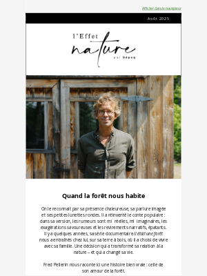 Sépaq - Fred Pellerin et la forêt : une histoire d’amour 🍃🍄