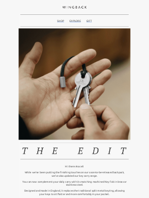 Wingback (UK) - The Edit: Key Fobs 2.0