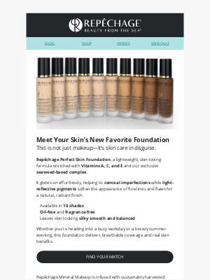 Repechage - Glow Naturally with Our Mineral & Vitamin-Rich Makeup! ✨