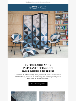 MaisonsduMonde (France) - 5 pièces exclusives de design upcyclées à découvrir