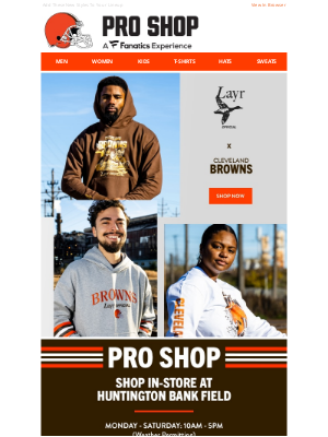 Cleveland Browns - New Drop! Layr Official x Cleveland Browns