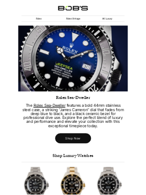 Bob's Watches - This Rolex Sea-Dweller Is the Ultimate Dive Watch You Need Now