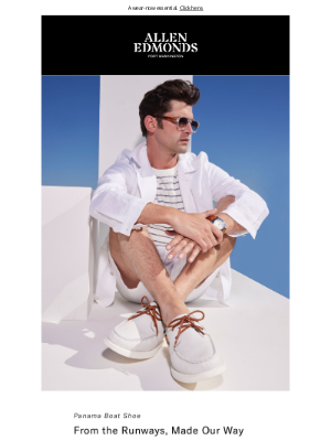Allen Edmonds - The luxe boat shoe, upgraded by us