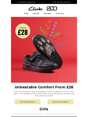 Clarks Shoes (United Kingdom) - School shoes from £28 😍