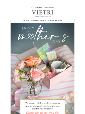VIETRI - To mom, with love.