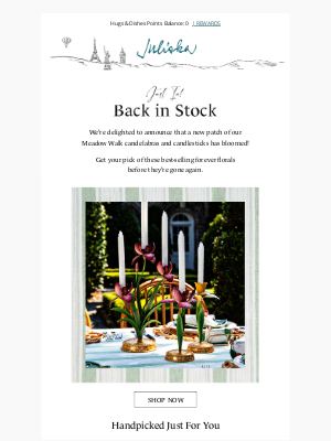 Juliska - Meadow Walk is Back in Stock!