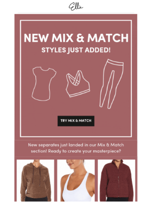 Ellie - Discover Fresh Mix & Match Styles!