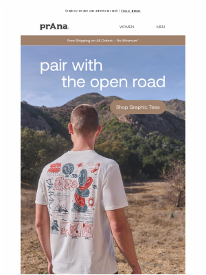 prAna - New Tees For Your Next Roadtrip