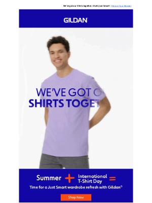 Gildan - Celebrate International T-Shirt Day with Gildan