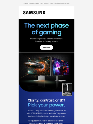 Samsung - loremipsumdolor, hurry up! This moment won’t last — experience AI, contrast, and clarity