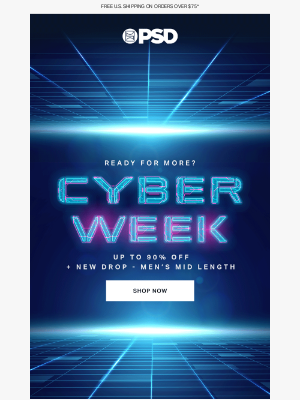 PSD Underwear - Cyber WEEK > Cyber Monday