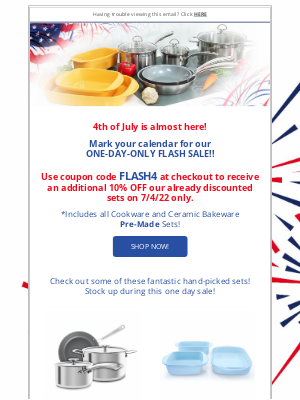 Chantal Cookware - 🎆4th of July Sale ends SOON!! DON'T MISS THIS!!