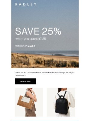 Radley (United Kingdom) - 25% off your new favourite bag