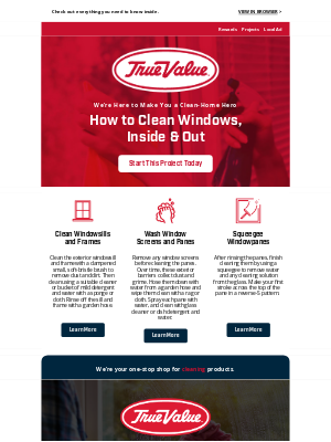 True Value - 🧽 How to Clean Windows, Inside & Out
