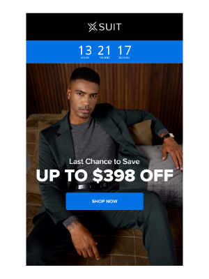 X Suit - Last Chance: Up to $398 OFF ends tonight 🔥