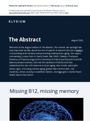 Elysium Health - Can magic mushrooms slow aging?