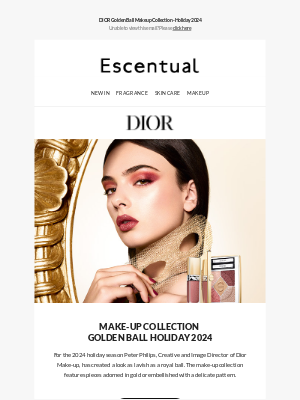 Escentual - Escentual Loves DIOR Golden Ball Holiday Collection