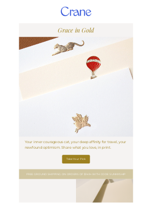 Crane & Co. - A subtle shimmer. A lasting impression.