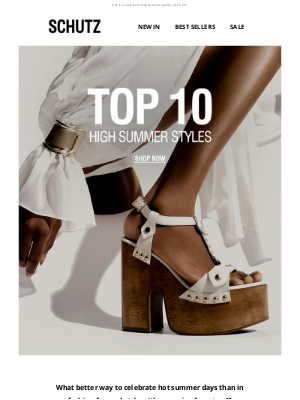 Schutz - Top 10 High Summer Styles