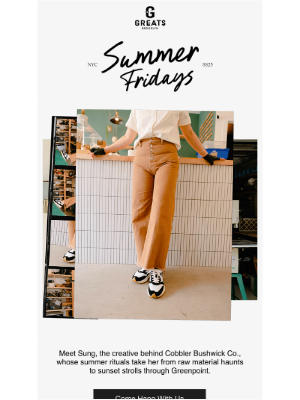Greats - The NYC summer, according to a cobbler with taste