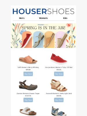 Houser Shoes Inc - Spring Styles are HERE! 🌸