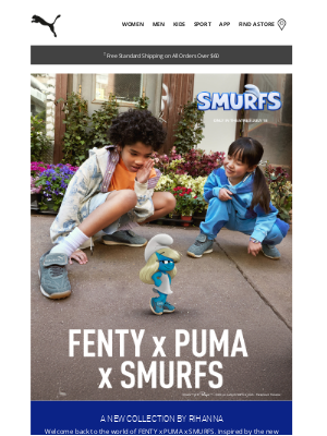PUMA USA - FENTY x PUMA x SMURFS: Still Available