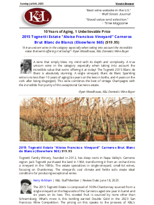K&L Wine Merchants - You Won’t See This Sparkling Deal Again