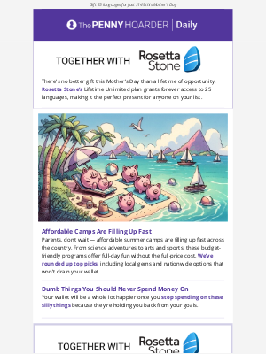 The Penny Hoarder - Save 60% on a Lifetime of Language Learning
