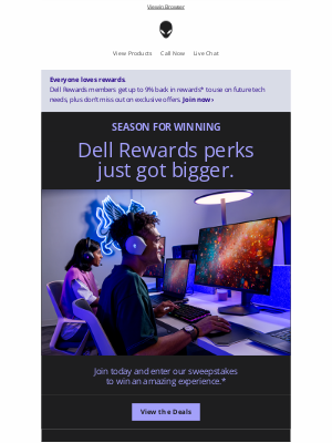 Dell - Get ready for the chance of a lifetime!
