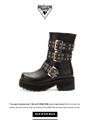 John Fluevog Shoes - Get ready for Tank Girl! 💪