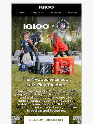 Igloo Coolers - 🏈NFL x Igloo: Let’s play together. 🏈