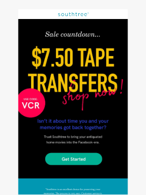 Southtree - Broken VCR? Time to digitize those old tapes.