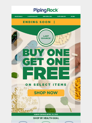 Nutrition Express - Hurry! Hours Left Of Buy 1 Get 1 Free Deals